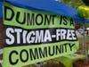 Stigma-Free banner donated by Keystone Printing/Janice Worner