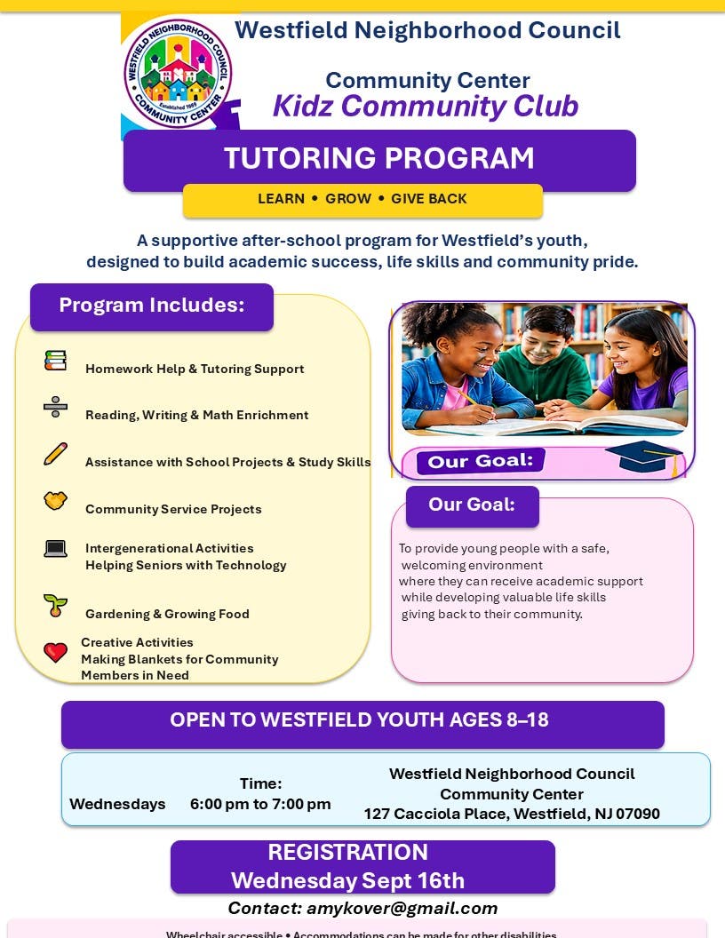 Kidz Community Club – Tutoring & Youth Enrichment