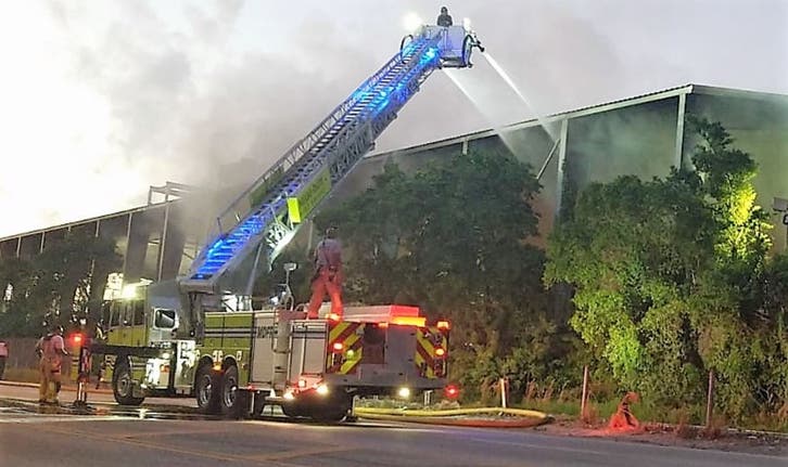 Miami Dade Recycling Center Erupts In Flames Pinecrest FL Patch