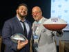 Celebrity chefs Adam Richman and Andrew Zimmern