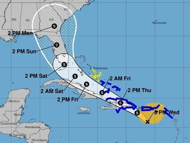 Cyclone 9 Path Florida, GA, SC, AL In Path Of Potential Tropical Cyclone 9 | Miami, FL ...