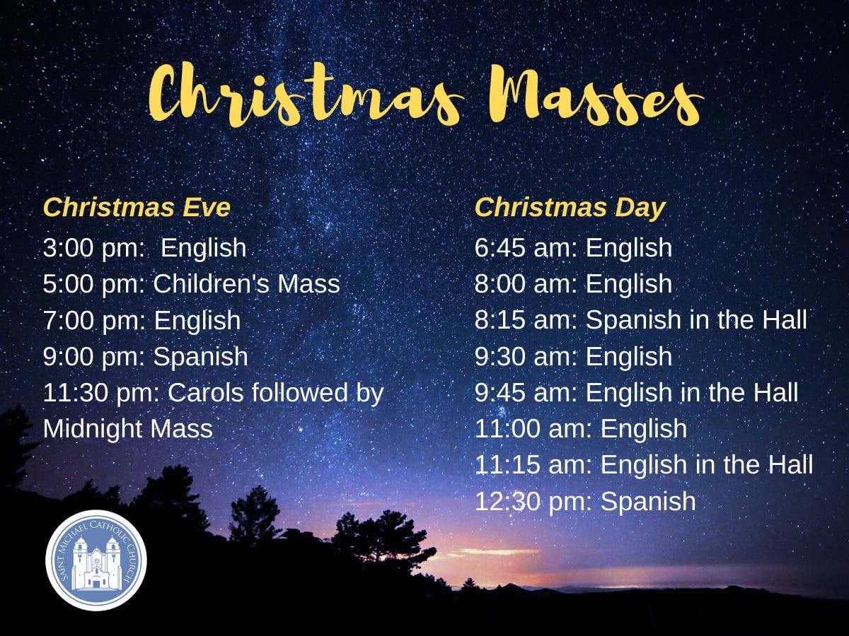 Dec 24 What Time Is Midnight Mass Livermore CA Patch