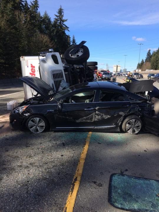 Crash On I-405 In Bellevue Involves 5 Vehicles | Bellevue, WA Patch