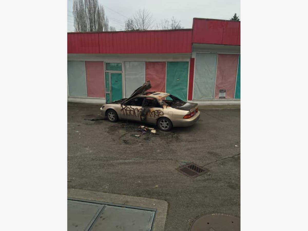 Tarita Patton's car parked at a vacant building along Martin Luther King Jr. Way South in Rainier Beach.