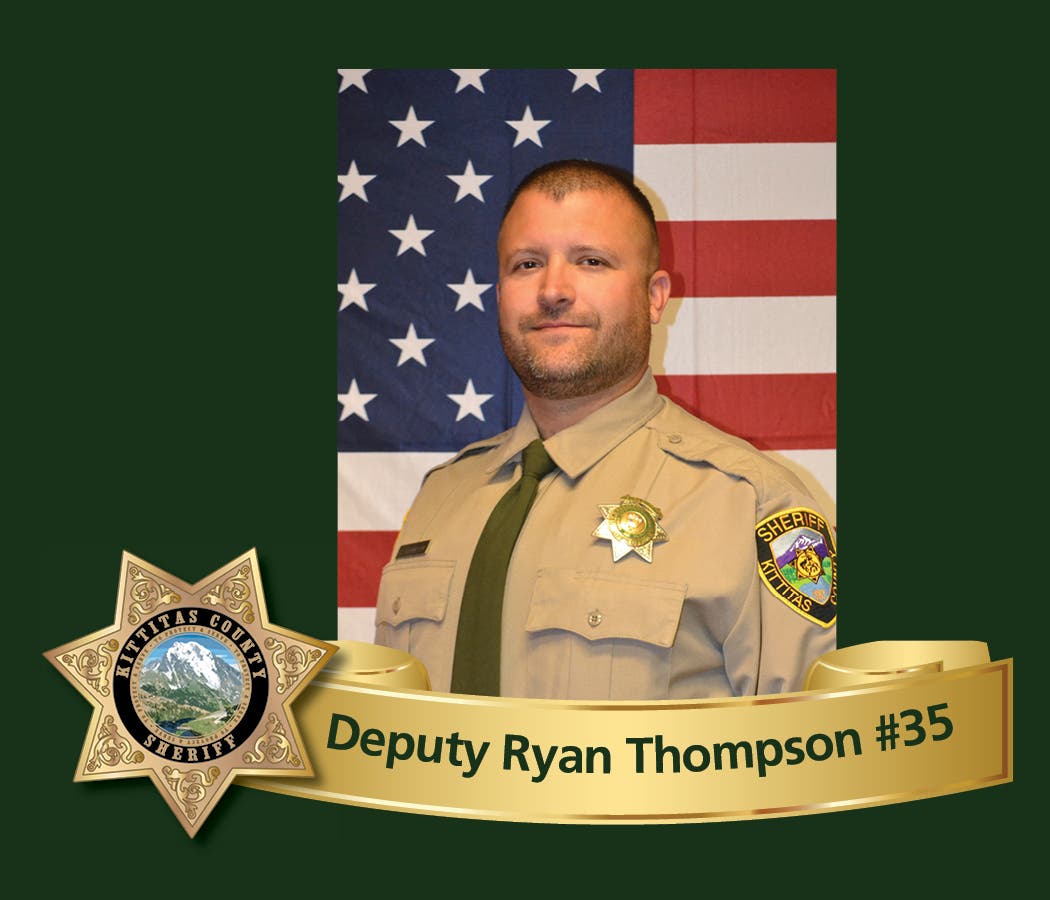 Kittitas deputy Ryan Thompson, 42, who was killed Tuesday night in the city of Kittitas. 