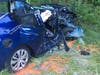 A van fleeing Snoqualmie police caused a crash along I-90 near Preston Monday night. 