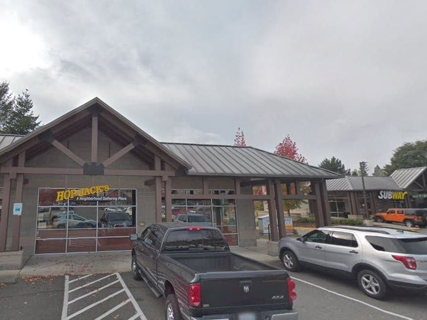 Hops N Drops in Sammamish's Klahanie neighborhood, where a man was exposed to measles by another person. 