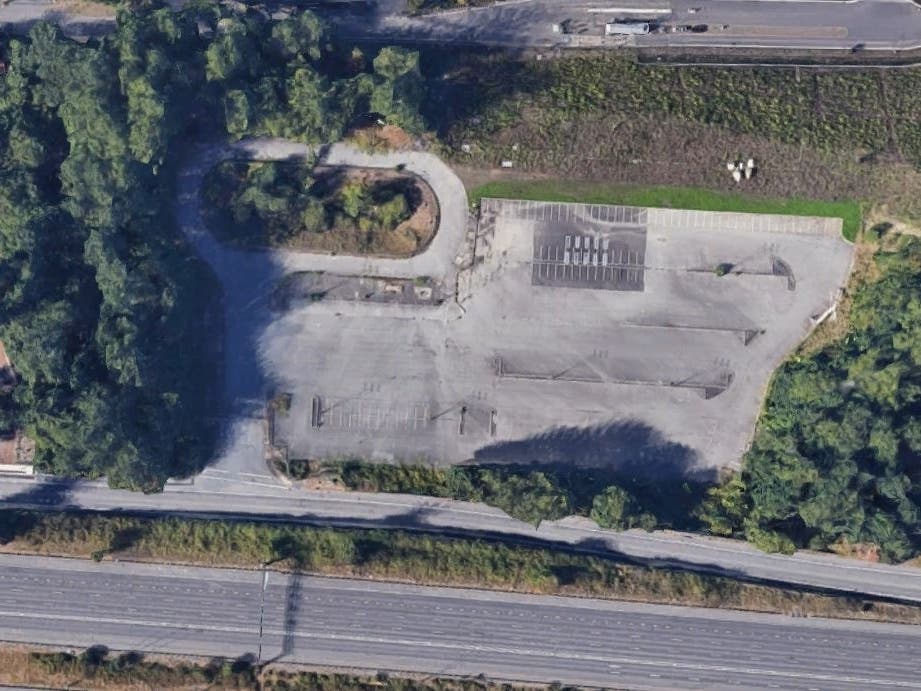 The parcel that Congregations for the Homeless is looking to buy from King County at 13620 SE Eastgate Way.