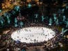 The 2018 rink at the Worcester Common. The rink will be open weekends through Feb. 23. 