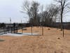 The Natick dog park along West Central Street was still under construction as of Feb. 25. 
