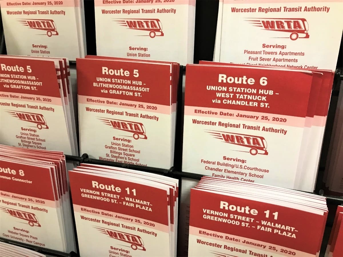 WRTA bus riders will enter at the rear door beginning on April 1. 