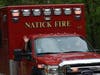 Natick police and firefighters were in the lead of each parade. 