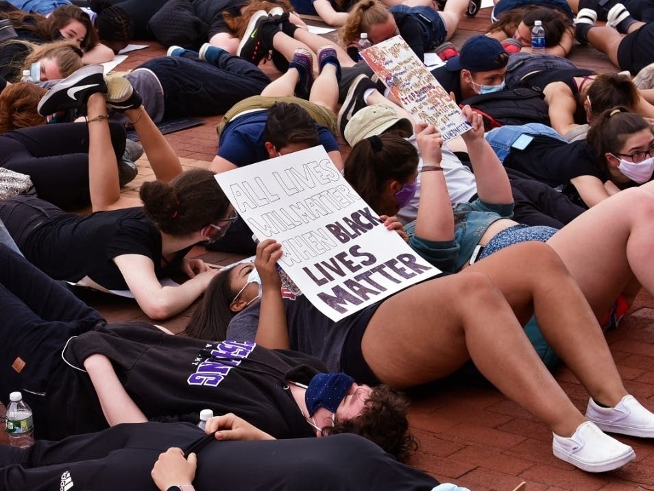 A June Black Lives Matter demonstration in downtown Framingham.
