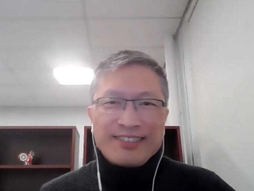 Framingham Medical Director Dr. Samuel Wong during a recent Board of Health meeting.