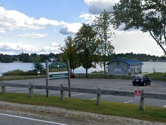 Several people spotted a black bear near Shore Park in Worcester on Wednesday. 