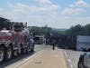The scene near the I-290 and I-495 interchange in Marlborough.  