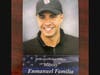 Officer Manny Familia's prayer card. 