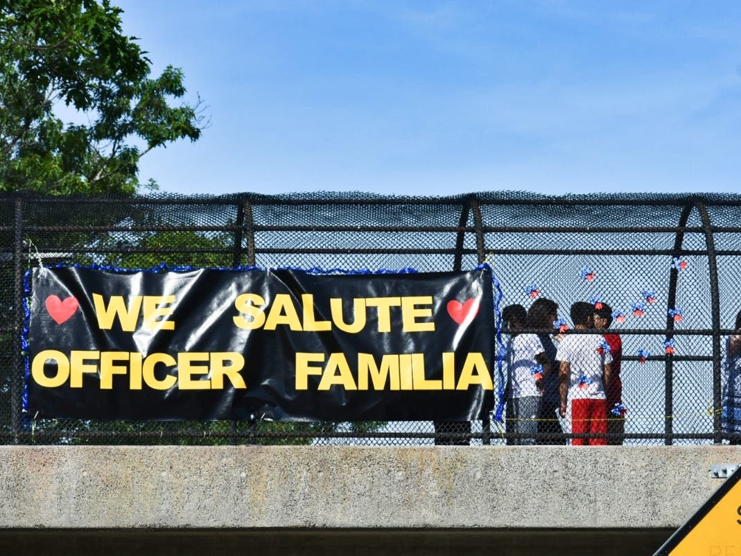 A comedy fundraiser will be held at Polar Park on Tuesday for Officer Manny Familia's family. 