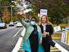 Framingham Mayor Yvonne Spicer at an Election Day event on Nov. 2 with Councilor Margareth Shepard. 