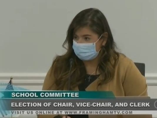  Framingham School Committee Chair Priscila Sousa. 