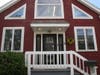 The exterior of the new Family Promise MetroWest shelter along Mulligan Street. 
