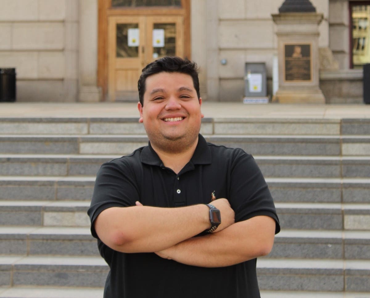 2021 Worcester City Council candidate Guillermo Creamer, who may run for a state House seat this year. 