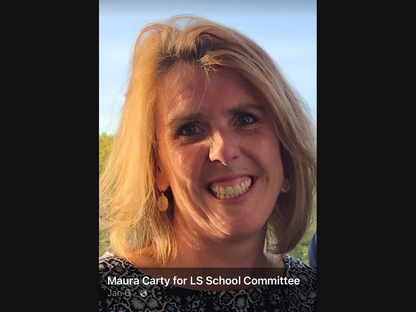 Sudbury resident Maura Carty is facing off against two incumbents in the Lincoln-Sudbury School Committee race in 2022. 
