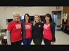 Gun violence survivors Bridget McDonald, Tia Christiansen, Amy Clark and Ann Haaser at Saturday's event.