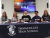 Danbury residents Taylor Mascetta, Christine Carboni, Jack Woods, Allen Riego De Dios and Madison Halas