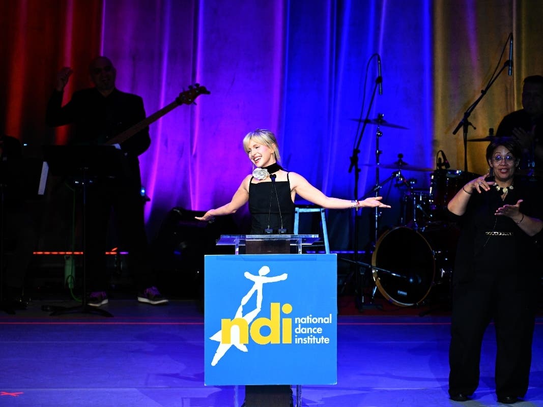 Hayley Williams is honored at National Dance Institute's 49th Annual Gala at The Ziegfeld Ballroom on April 28, 2025 in New York City. 