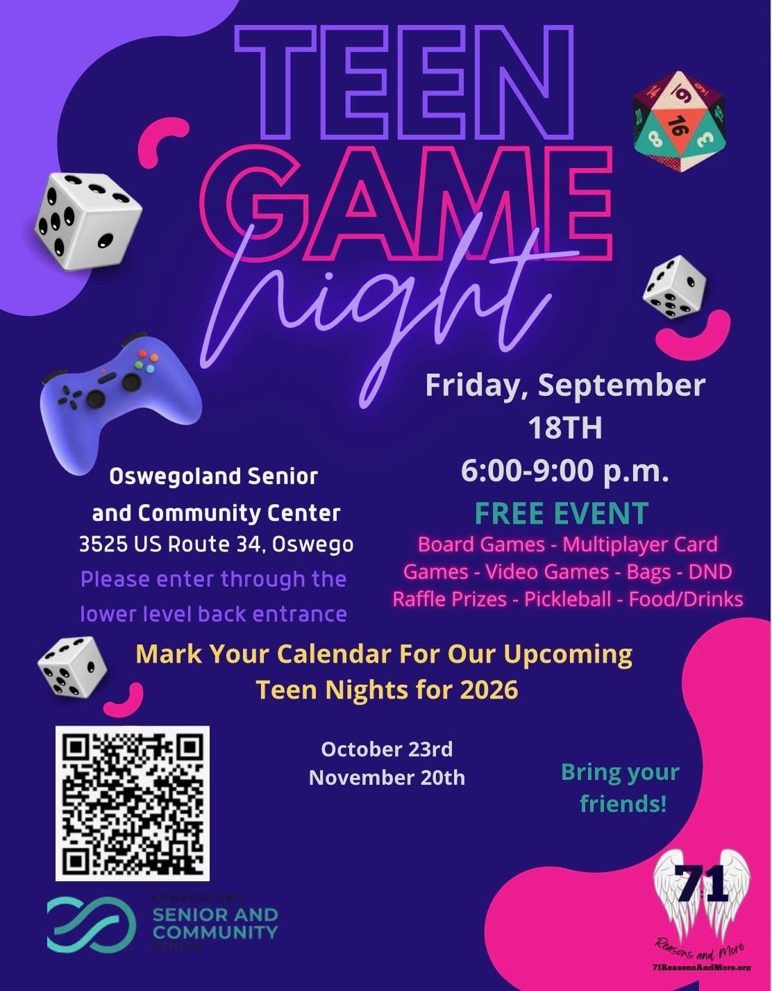 Teen Game Night - Free