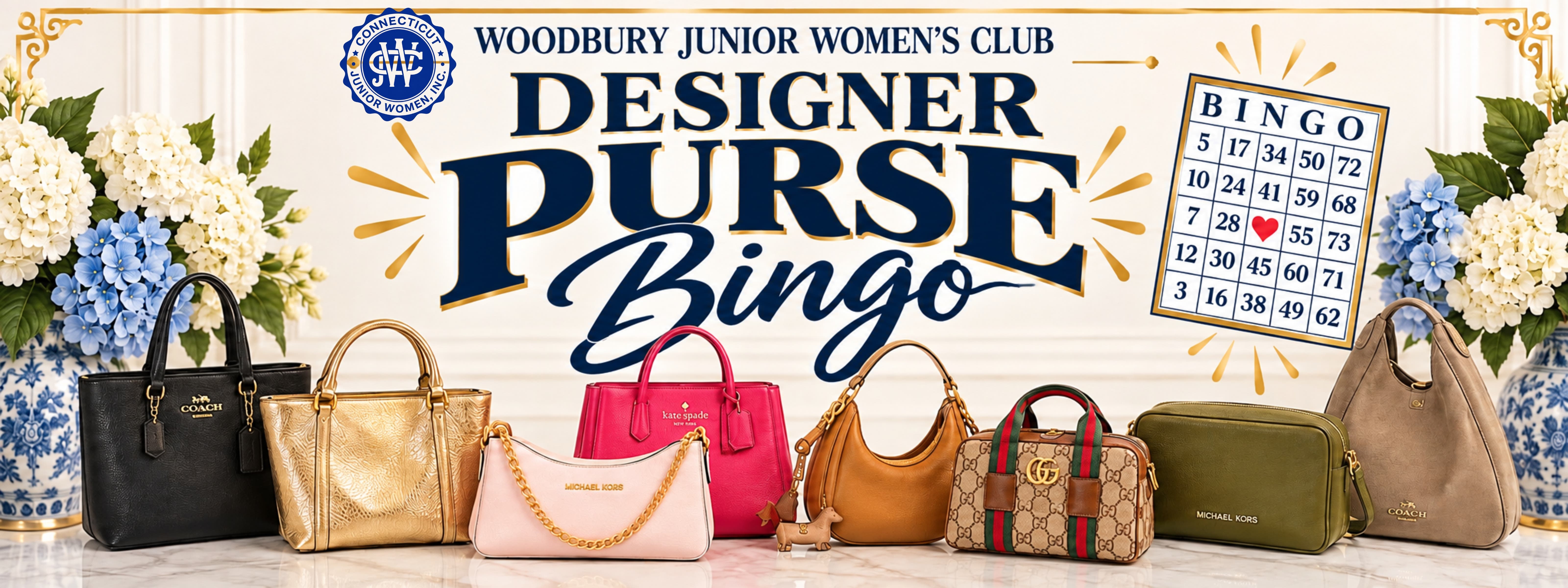 Designer Purse Bingo by Woodbury Junior Women’s Club