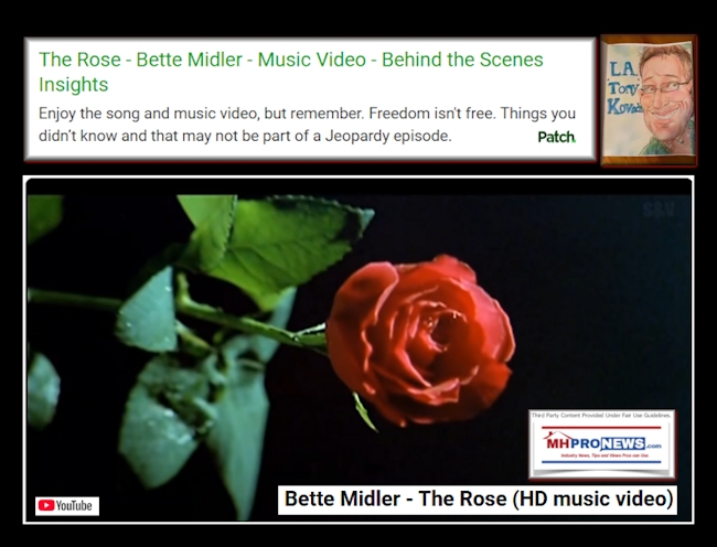 Base image credit: still from music video posted on YouTube. Text and collage credits by MHProNews' L. A. "Tony" Kovach for the Patch. 