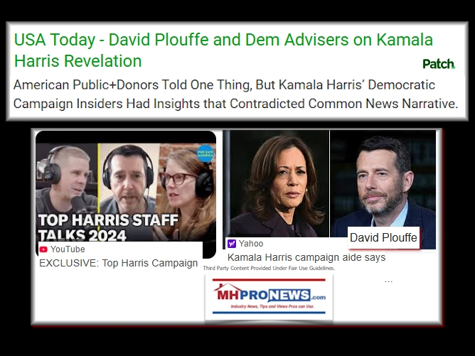 Base image credits: Pod Save America via YouTube and Yahoo News. Text and collage credit: MHProNews' L. A. "Tony" Kovach for the Patch.