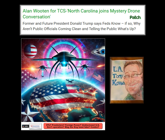 Image credits: base image generated by Bing's AI powered Copilot. Text and collage credits: MHProNews' L. A. "Tony" Kovach for this Patch. 