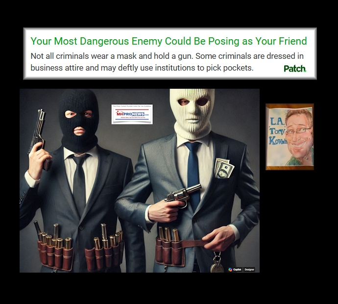 Base image credit: Copilot for L. A. "Tony" Kovach and MHProNews. Text and Collage Credits: MHProNews' L. A. "Tony" Kovach for this Patch. 