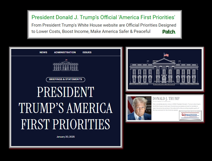 Base image credits: Trump White House website. Text and collage credits: this writer for MHProNews and this Patch.