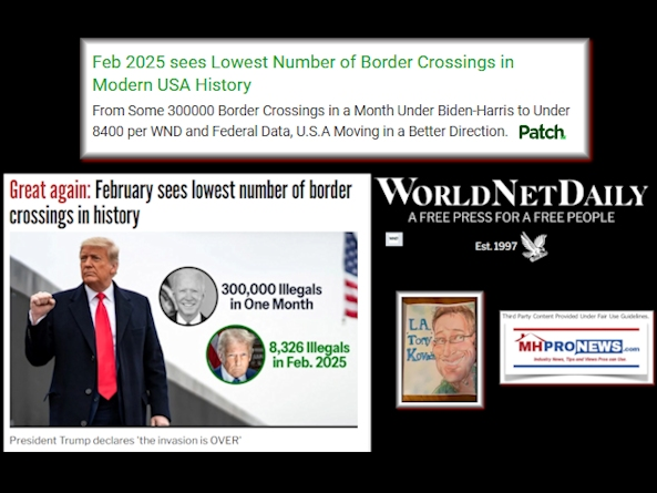 Feb 2025 sees Lowest Number of Border Crossings in Modern USA History ...