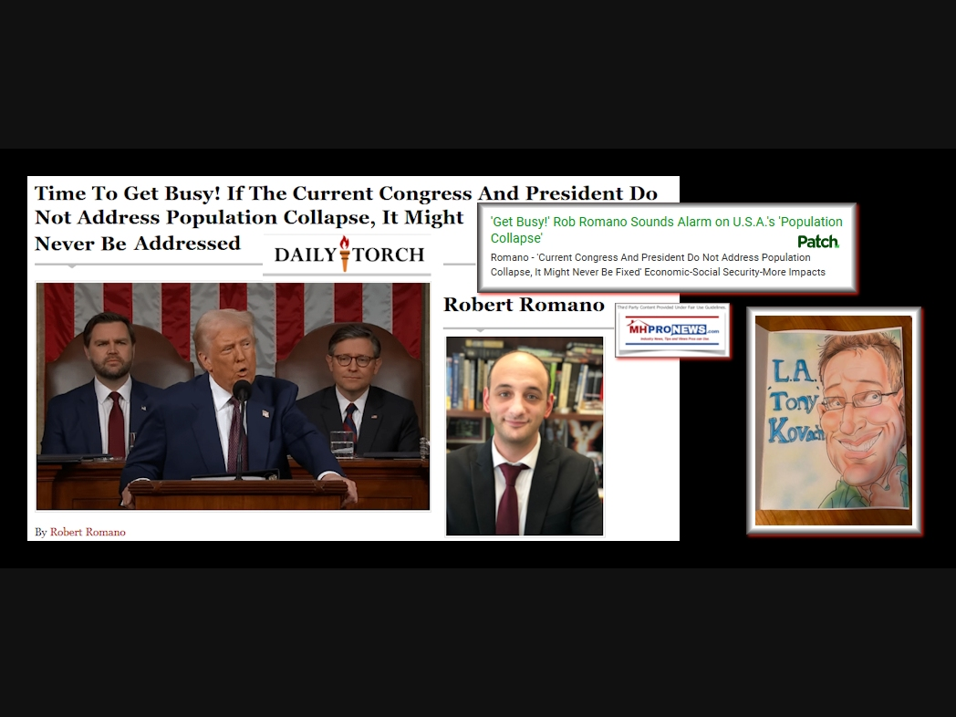 Base image credits on left are to the Daily Torch. Text and collage credits are to this writer for MHProNews and this Patch. 
