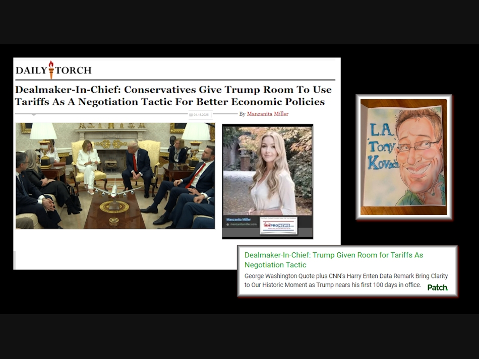 Base image credits on left are as shown. Text and collage credits are to this writer for MHProNews and this Patch.