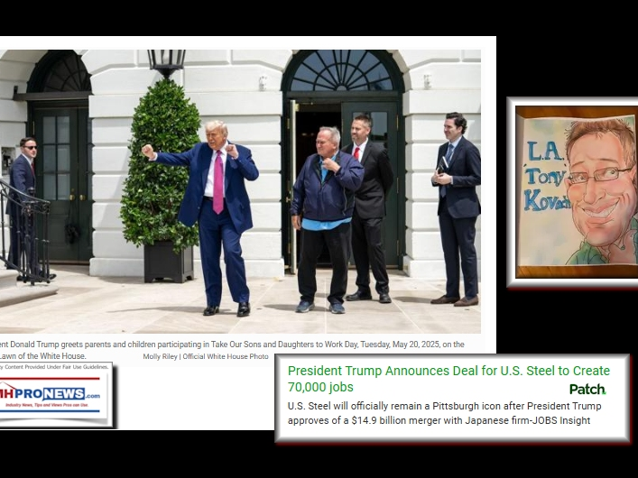 Base image on left credit: White House. Text and collage credits: to this writer for MHProNews and this Patch. 