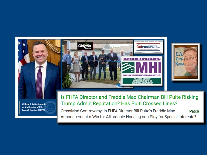 Image credits are as shown. Text and collage credits are to this writer for the Patch and for MHProNews.