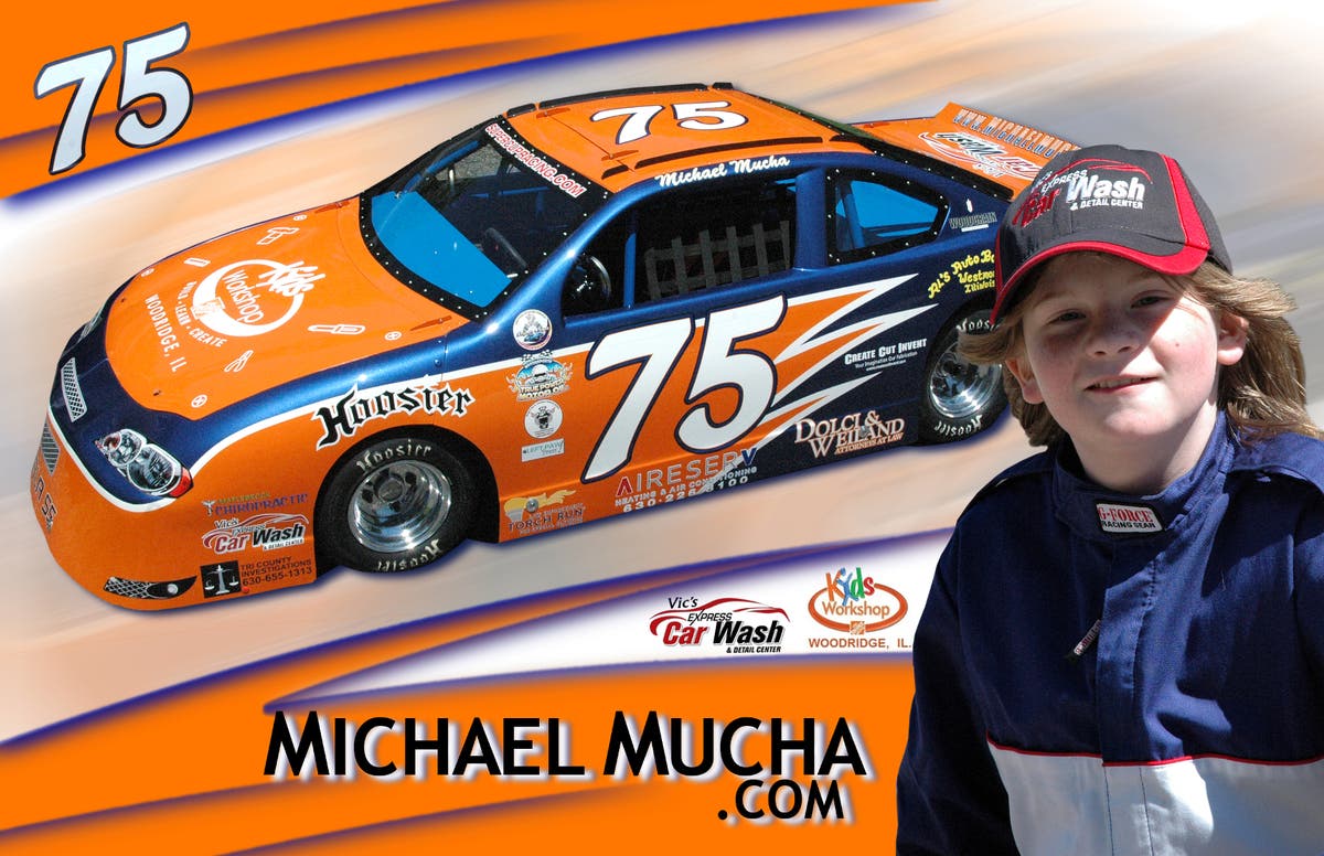 Michael Mucha Racing Hero Card Michael Mucha Racing Hero Card