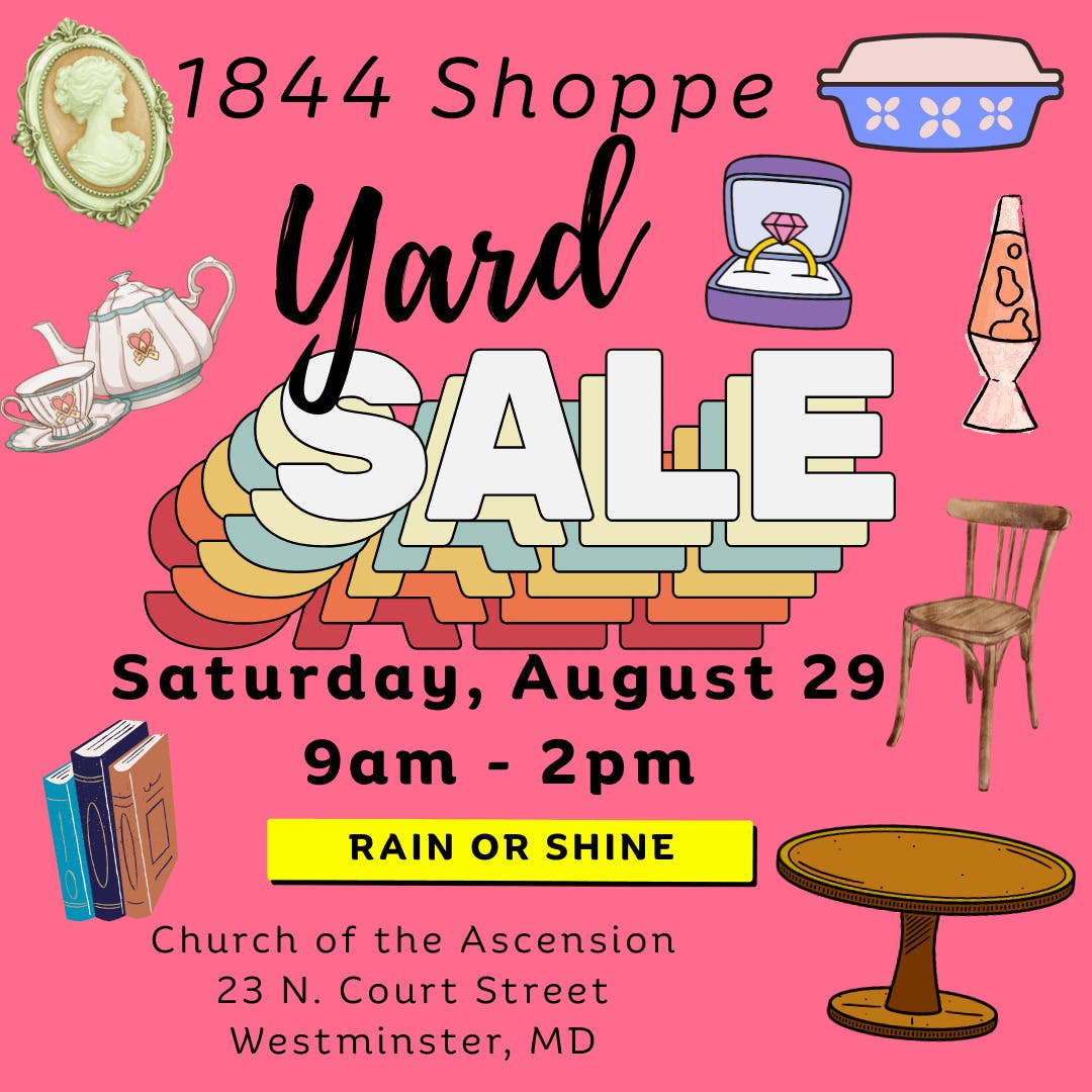 1844 Shoppe End-of-Summer Yard Sale