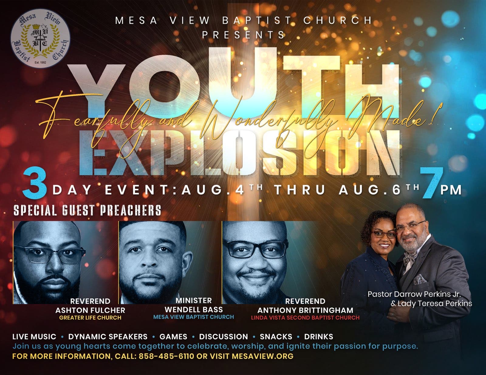 Youth Explosion: Fearfully And Wonderfully Made!