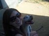 Lisa Pellegrene and her dog "Pittie"
