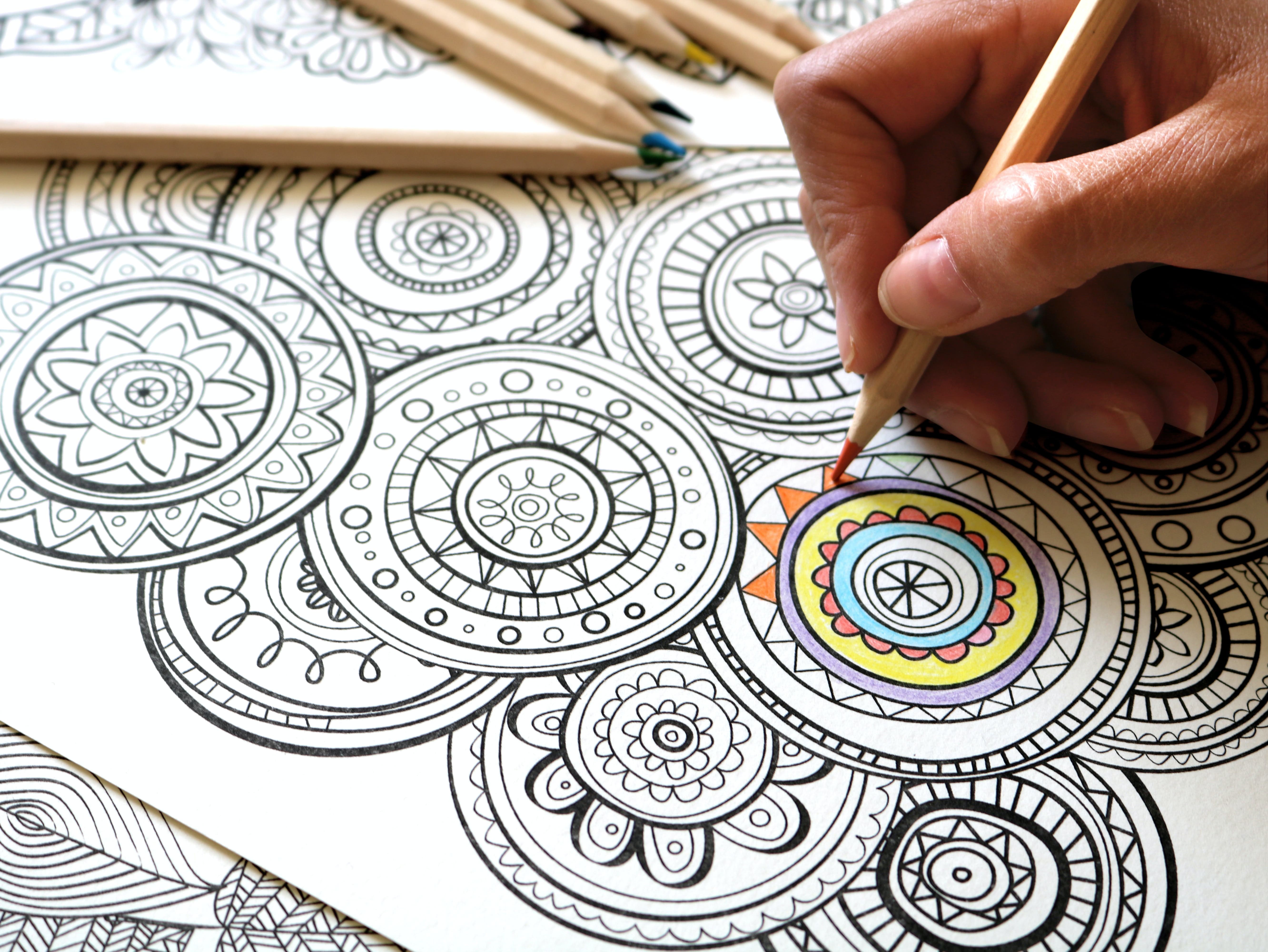 Coloring and Conversation