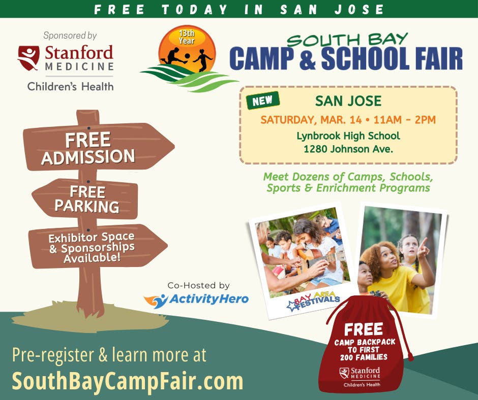 FREE South Bay Camp & School in San Jose TODAY
