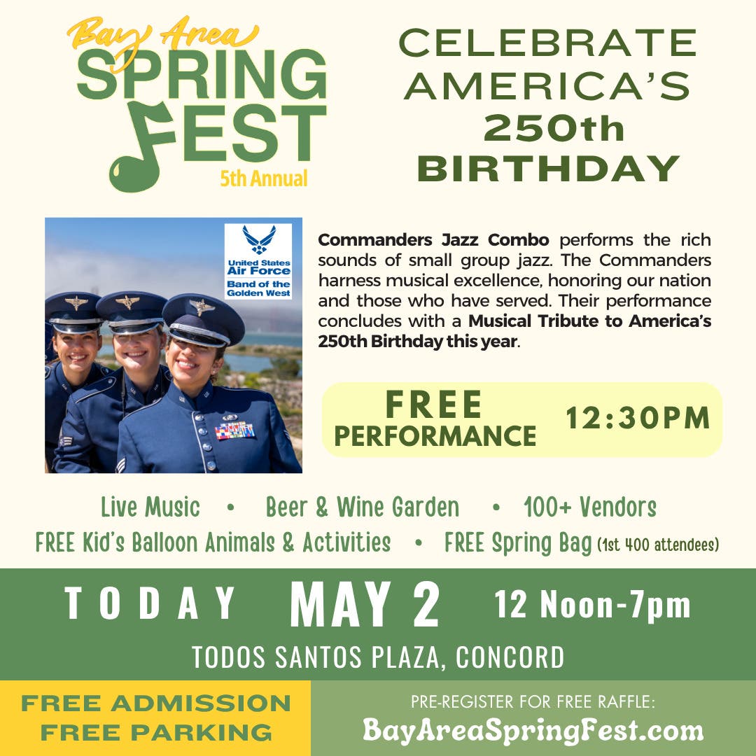 US Air Force Band celebrates America's 250th Birthday TODAY in Concord