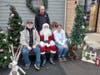 Santa (aka Justin Burau) will be at DoodleBug on Dec. 10 to pose for photos!  He stopped for a visit with DoodleBug Workshop participants Alex, Drews and Dana.